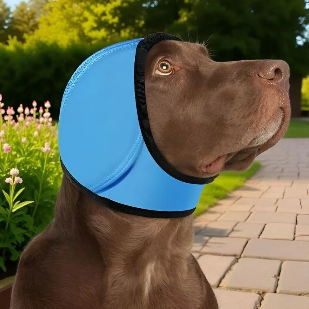Noise Reduction Dog Ear Covers Hearing Protection Waterproof Dog Calming Earmuff Shock Proof Adjustable Pet Ear Muffs