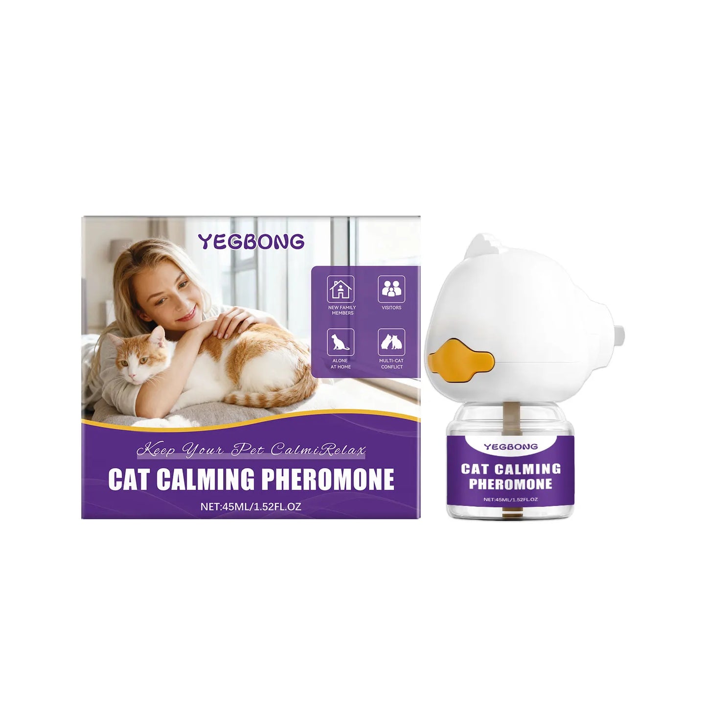 Pet Emotional Soothing Device Relieve Anxiety Reduce Scratching and Disorderly Urination Behavior Pet Interactive Nursing Device