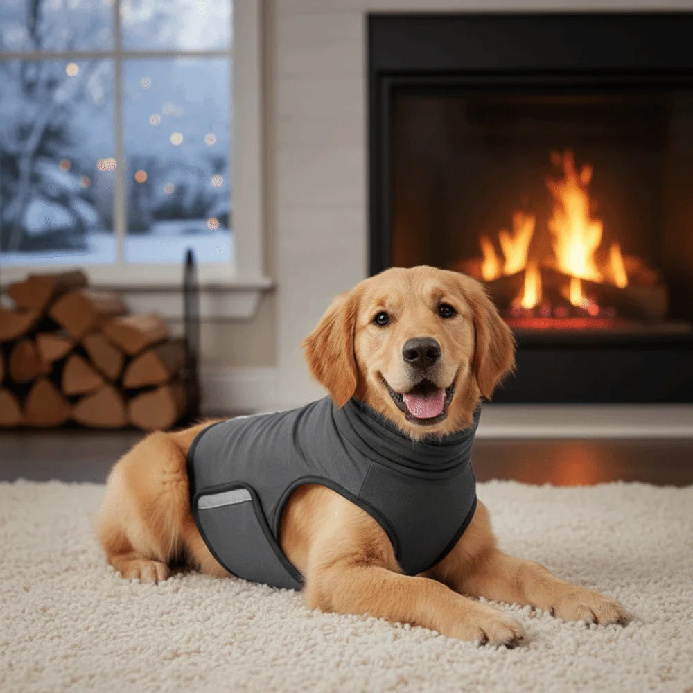 Noise-proof Dog Anxiety Vest Breathable Reflective strip Pet Soothing Clothes Comfortable Soft Pet Anti-Scare Pullover