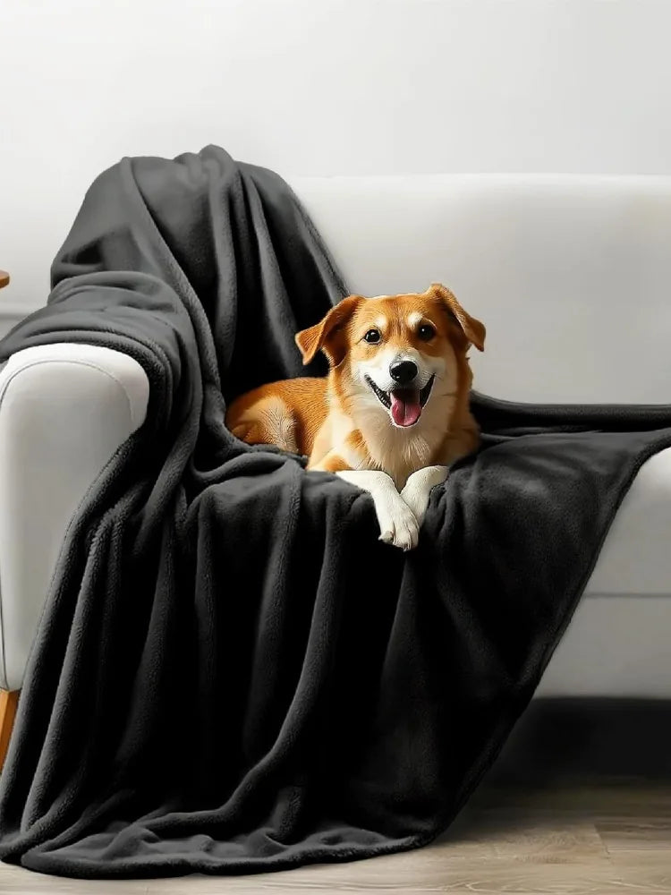 Waterproof blanket  Double-Sided Flannel Blanket for Couples, Bed & Pets | comfortable & Leak proof bed cover
