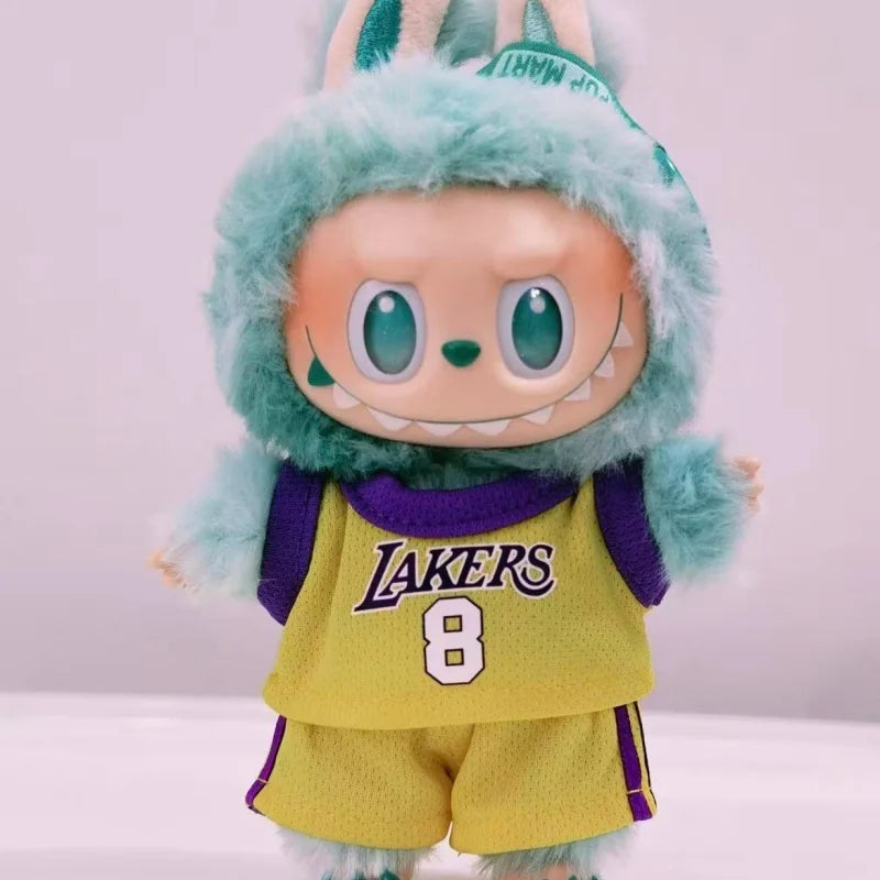 Collectable Doll Clothes Sitting Party  Team Uniform 2Pcs T-Shirt Shorts Dolls Clothing Accessories Game Toys