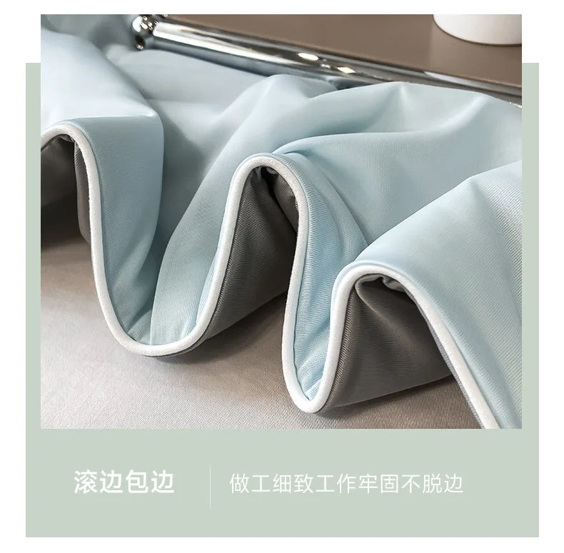 Premium Cooling Blanket Smooth Air Confition Comforter Lightweight Summer Quilt Double Side Arc-Chill Cold Tech Fabric Washable