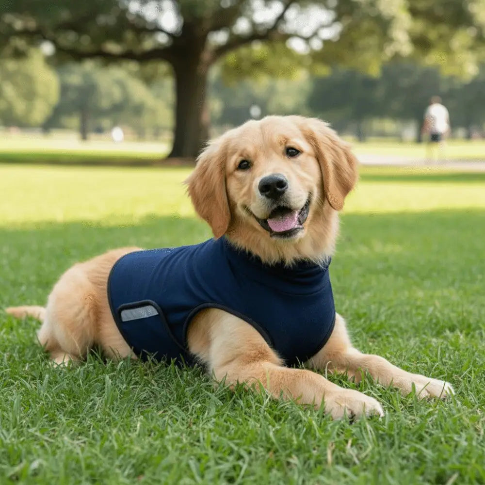 Noise-proof Dog Anxiety Vest Breathable Reflective strip Pet Soothing Clothes Comfortable Soft Pet Anti-Scare Pullover