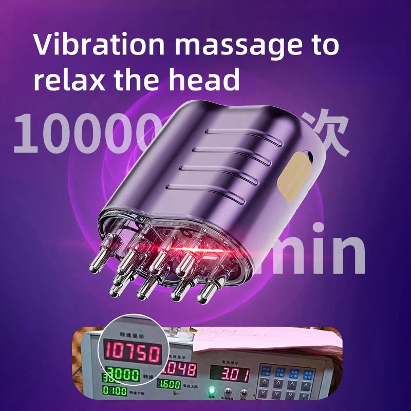 hair oil applicator hair scalp massager hair scalp massager relaxation Red light generates hair