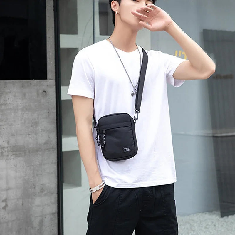 Shoulder Bag Oxford Cloth Casual Men's Satchel Small Square Bag Fashion Diagonal Crossover Hand Machine Women's Handbags Luggage