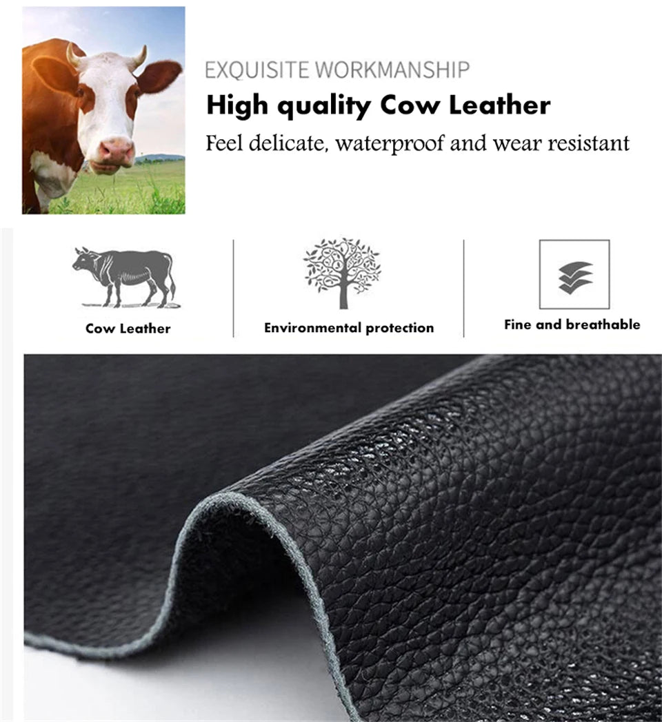 100% Genuine Leather Crossbody Bag Women Fashion Wide Strap Shoulder Bag Ladies Cowhide Messenger Bag Small Handbag and Purse