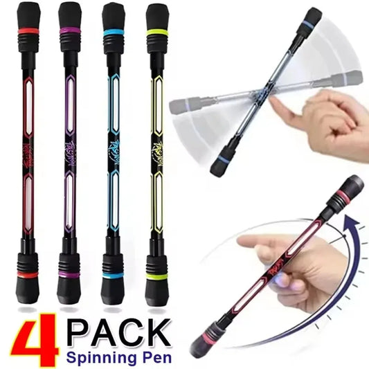 ADHD Anxiety Relief Spinning Pen Rolling Finger Rotating Toy For Kids Adults Students Brain Training Dexterity Practice