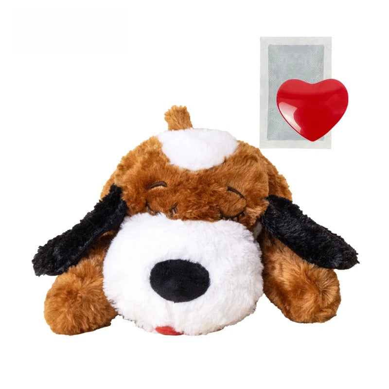 New Pet Soothing Toy Dog Anxiety Companionship Sleep Simulated Heartbeat Plush Toys Pet Dog Products
