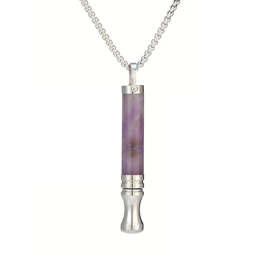 Anxiety Breathing Necklace Breath Quitgo Breathing Necklace Stress Anxiety Relief Chain for Adults