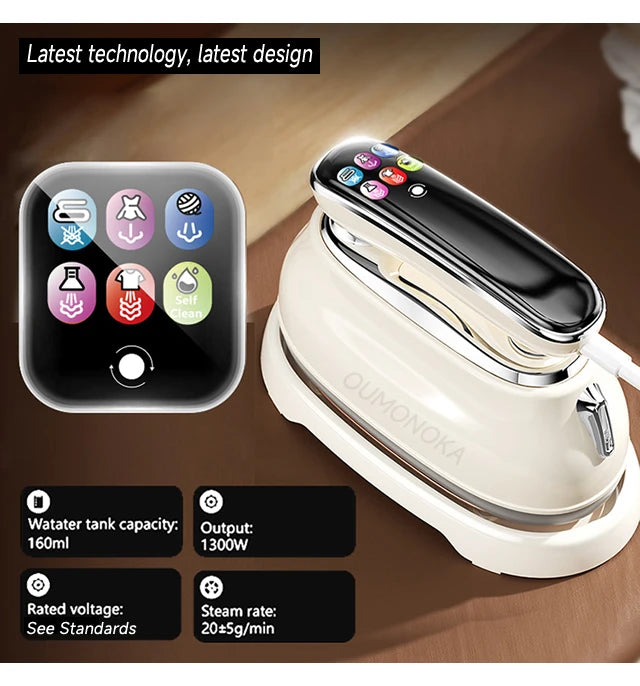 2-in-1 Handheld Steam Iron Garment Steamers Ironing Machine Travel Portable Ironing Machine Garment Ironing Machine Steamer