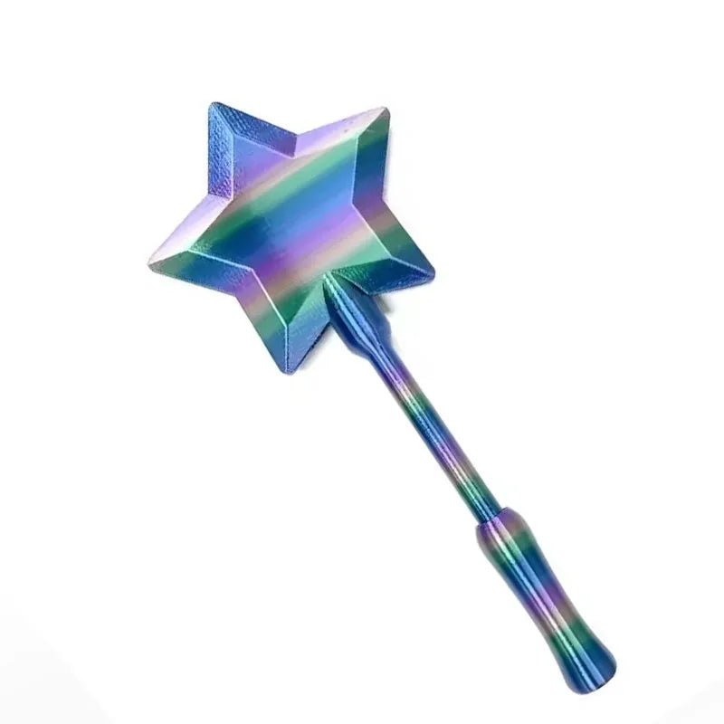 3D Printed Magic Wand Credit Card Holder Payment Portable Lightweight Star Wand Style Card Stand for Daily Use Novelty Gift
