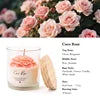 AIKUN Zen Ritual Aromatherapy Scented Candle Botanical Real Flower Petals Soy Wax Candle for Meditation Yoga
