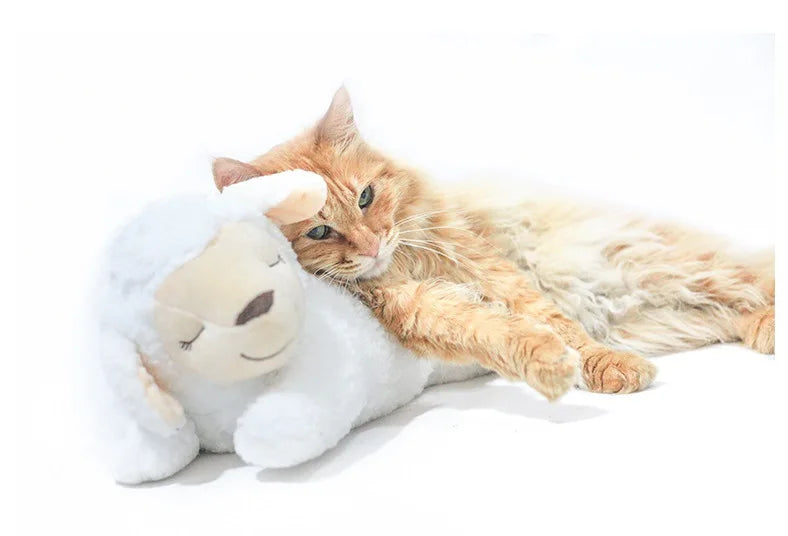 Heartbeat Dog Anxiety Relief Plush Toy Pet Comfortable Behavioral Training Play Aid Tool Soft Plush Sleeping Buddy For Small Dog
