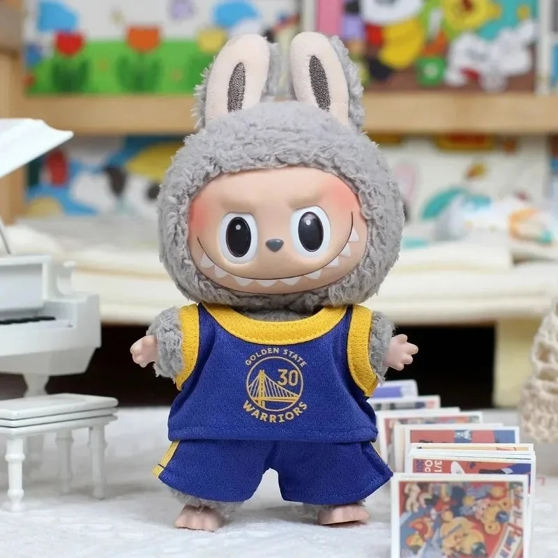Collectable Doll Clothes Sitting Party  Team Uniform 2Pcs T-Shirt Shorts Dolls Clothing Accessories Game Toys