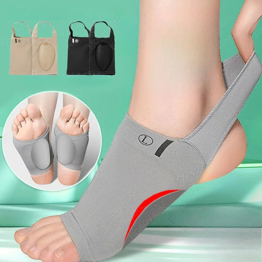 Silicone arched support insoles suitable for both women and men, which can correct flat feet and relieve plantar fasciitis.