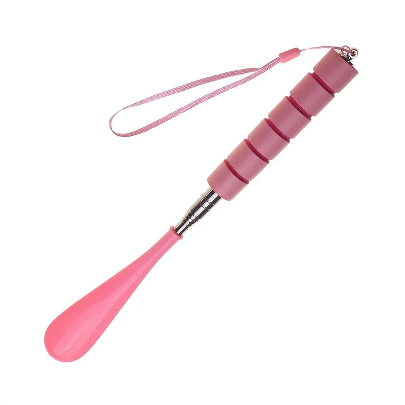 Shoehorn Long Handle 29cm-70cm Telescoping Metal Portable Long Handle Shoes Horn Assist in shoe lifting for Men Women Kids Shoes