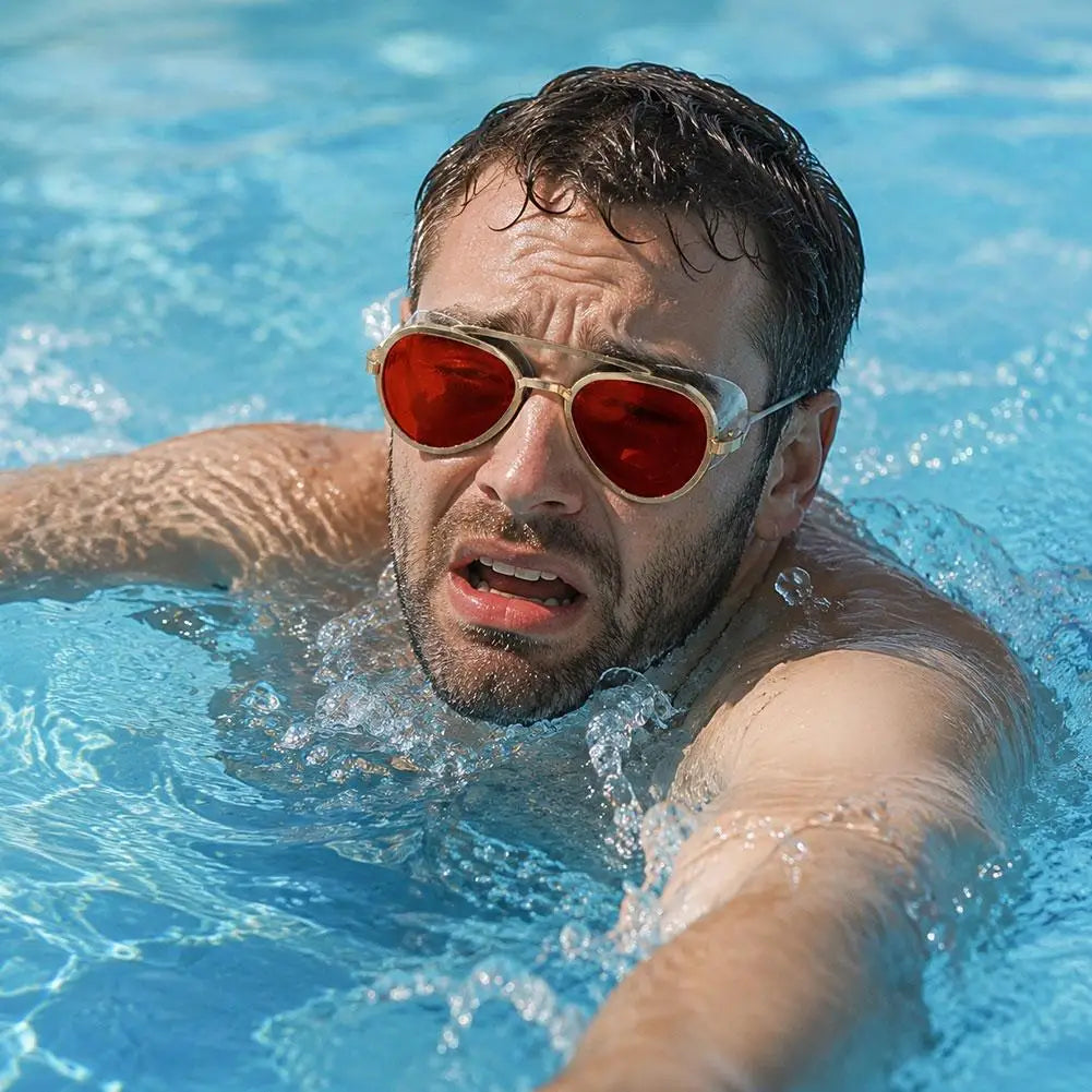 Anti Fog Swimming Goggles Full View Swim Mask Wide Field Of Vision Leak Proof Adjustable Silicone Glasses For Adults Swimmers
