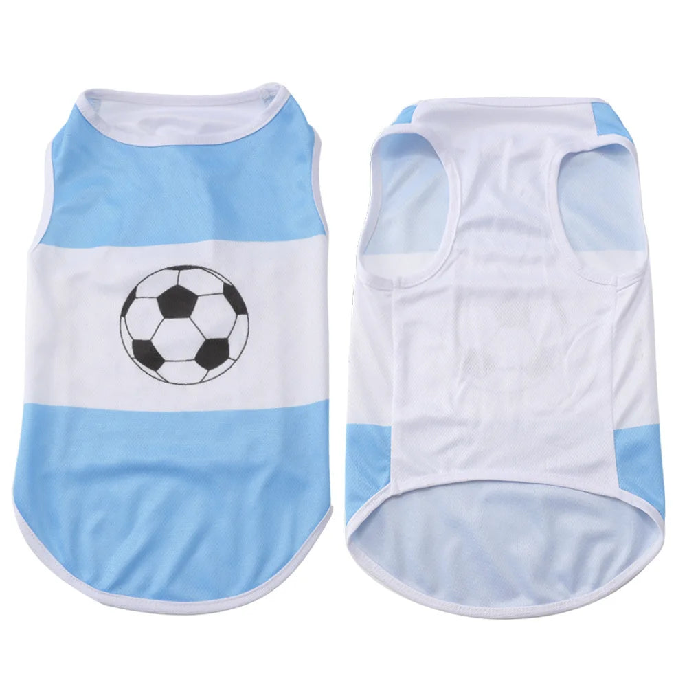 Pet Dog Tank Top for Dogs Breathable Summer Dog Shirt Printed Small Medium Sized Dogs Clothing