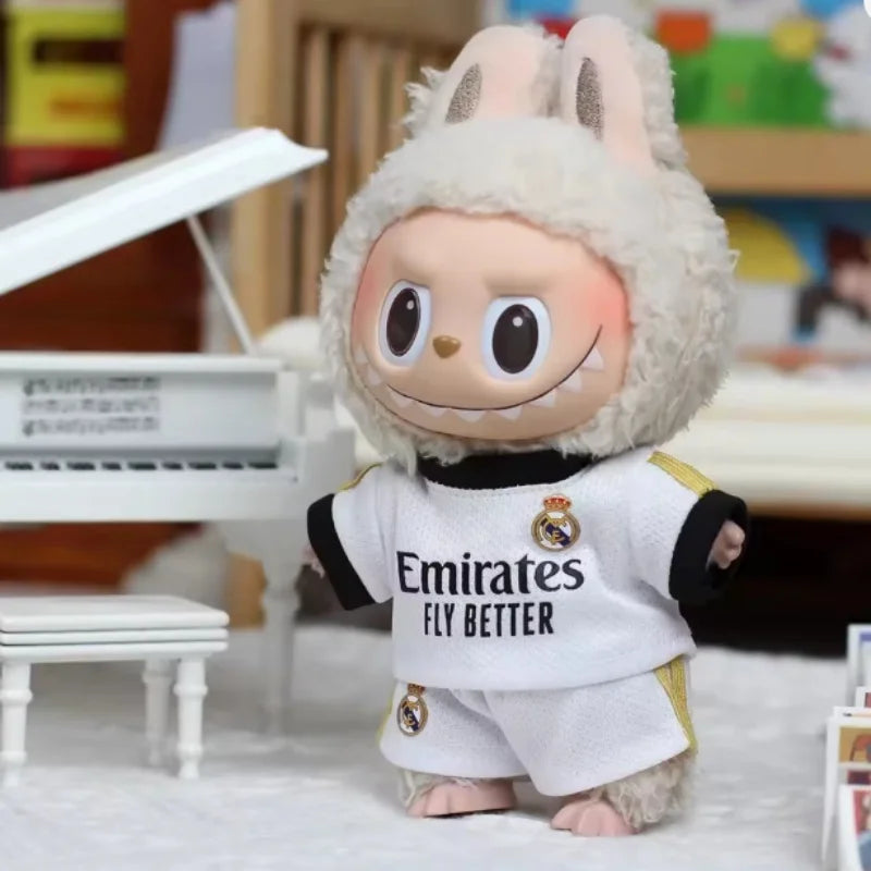 Collectable Doll Clothes Sitting Party  Team Uniform 2Pcs T-Shirt Shorts Dolls Clothing Accessories Game Toys