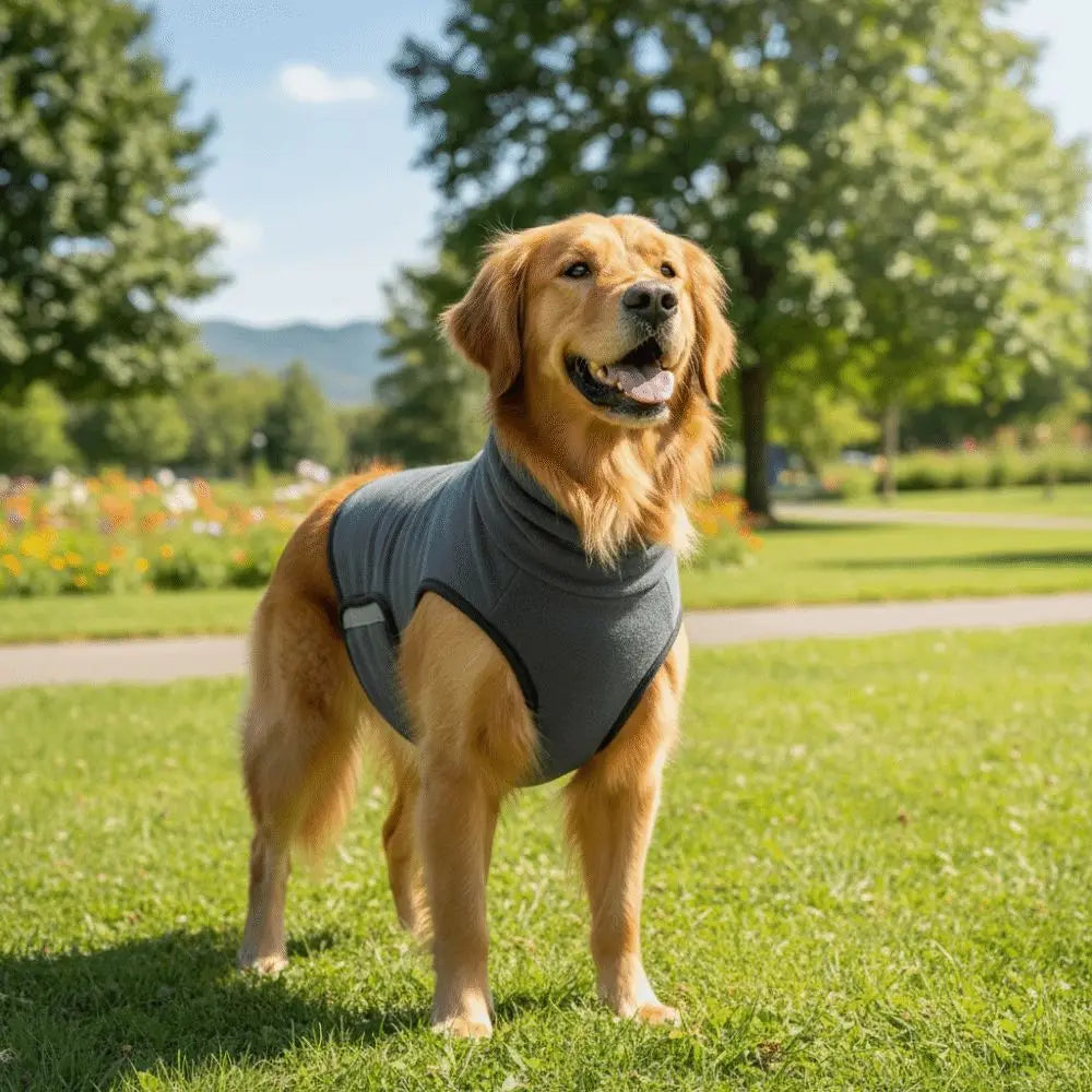 Noise-proof Dog Anxiety Vest Breathable Reflective strip Pet Soothing Clothes Comfortable Soft Pet Anti-Scare Pullover