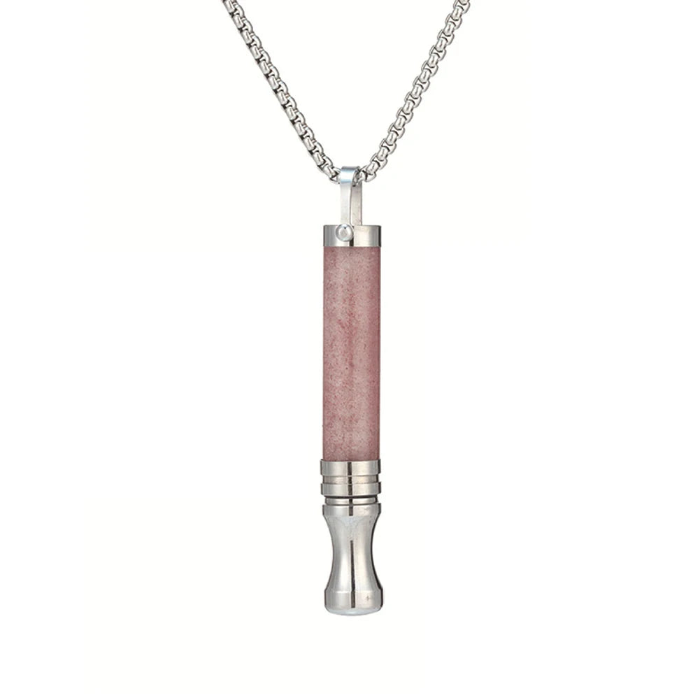 Anxiety Breathing Necklace Breath Quitgo Breathing Necklace Stress Anxiety Relief Chain for Adults