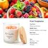AIKUN Zen Ritual Aromatherapy Scented Candle Botanical Real Flower Petals Soy Wax Candle for Meditation Yoga