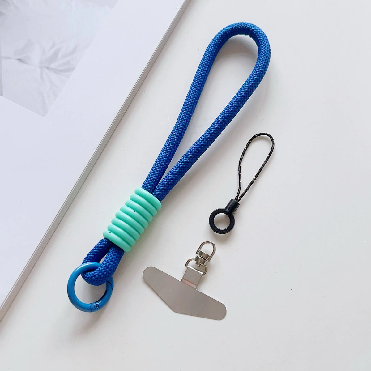 360° Rotating Mobile Phone Lanyard, Wrist Short Lanyard, Dopamine Universal Bracelet, Metal Anti-loss Lanyard，Phone charm