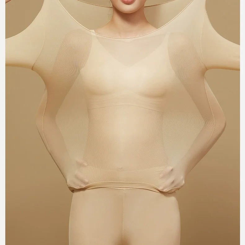 Ultra-Thin Heating Thermal Underwear Women Skin Care Skin Bottom Clothing Invisible Foundation Heattech Long Johns Set Winter