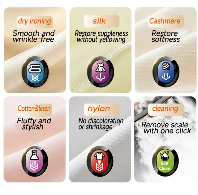 2-in-1 Handheld Steam Iron Garment Steamers Ironing Machine Travel Portable Ironing Machine Garment Ironing Machine Steamer