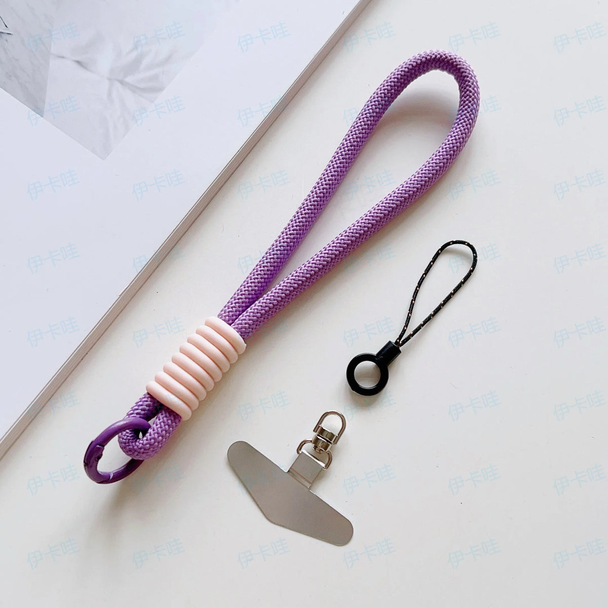 360° Rotating Mobile Phone Lanyard, Wrist Short Lanyard, Dopamine Universal Bracelet, Metal Anti-loss Lanyard，Phone charm