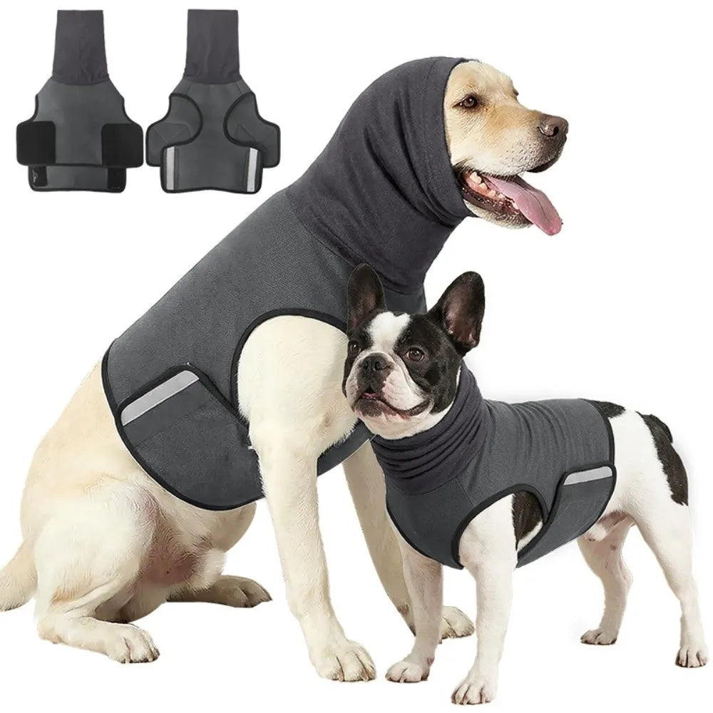 Noise-proof Dog Anxiety Vest Breathable Reflective strip Pet Soothing Clothes Comfortable Soft Pet Anti-Scare Pullover
