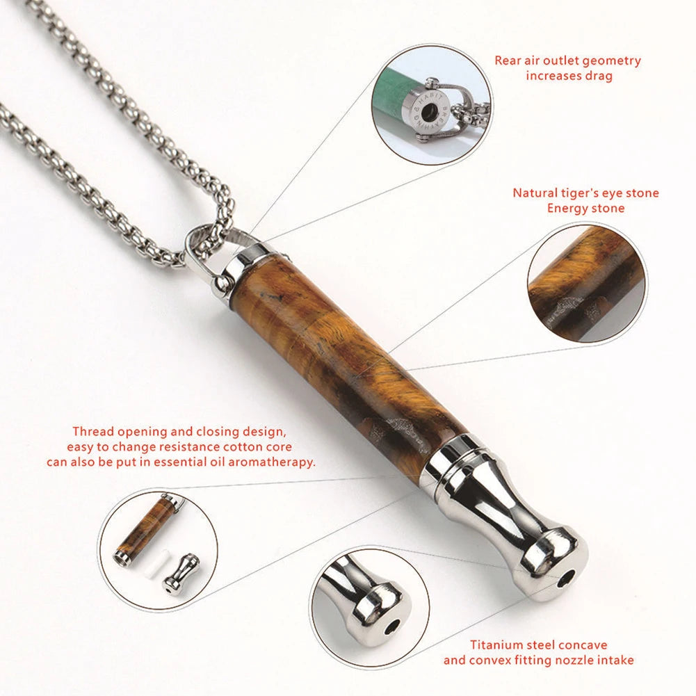 Anxiety Breathing Necklace Breathlace Stress Anxiety Relief Chain for Adults
