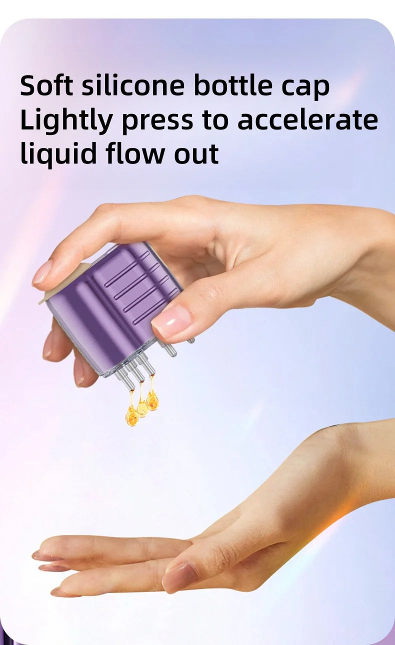 hair oil applicator hair scalp massager hair scalp massager relaxation Red light generates hair