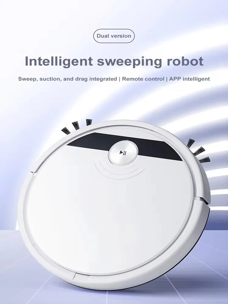 Household Sweeping Robot 2800PA 3-in-1 Smart Robot Vacuum Cleaner With Remote Control&APP Super Quiet Wet&dry Mopping Floor﻿