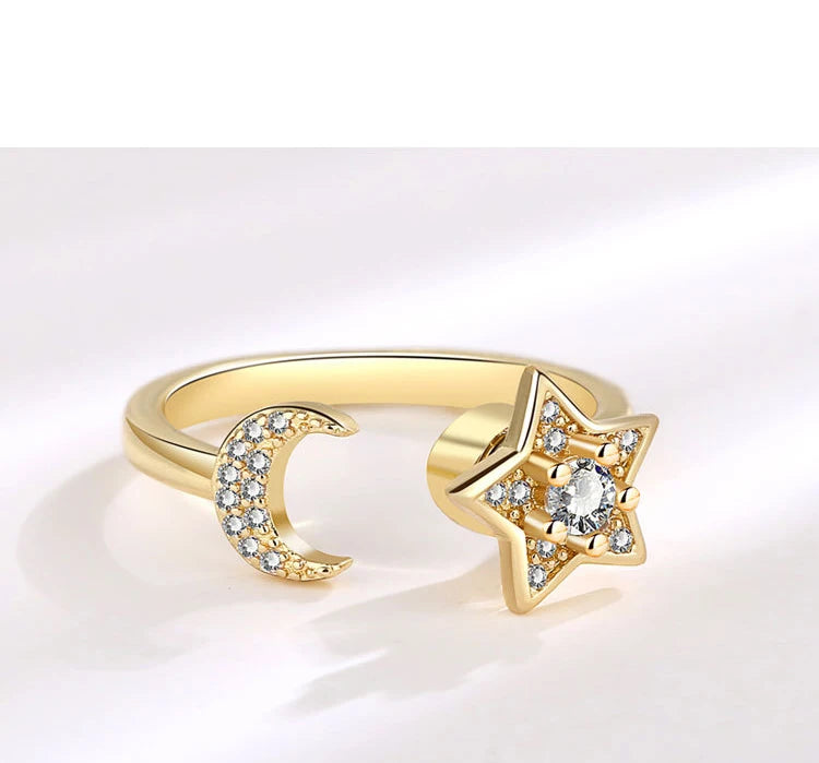 VENTFILLE 925 Sterling Silver Sunflower Diamond Zircon Rotatable Ring For Women Gift Relieve Stress Ring Jewelry Wholesale