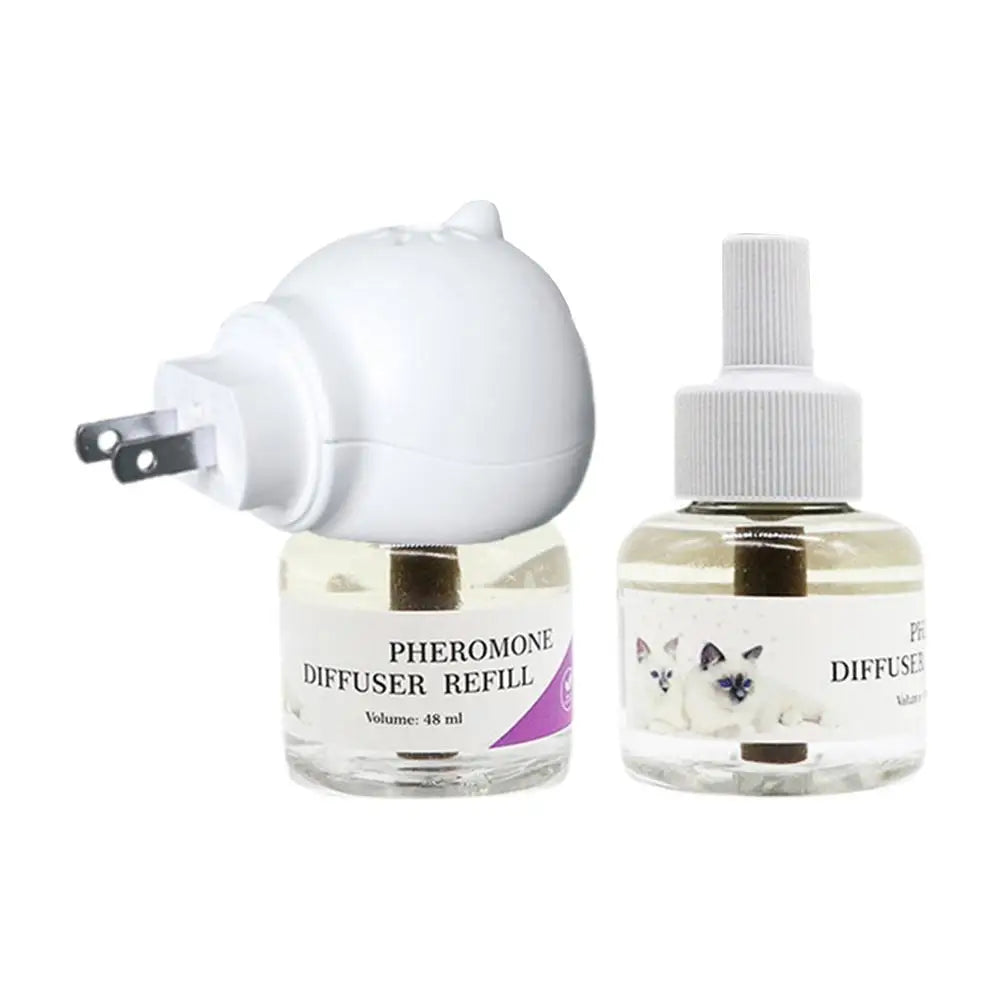 Pet Pheromone Diffuser To Calm Cats Calming Pheromone Diffuser For Calm Relaxing Home Indoor Cat Calming Aid Supplies US/EU/UK