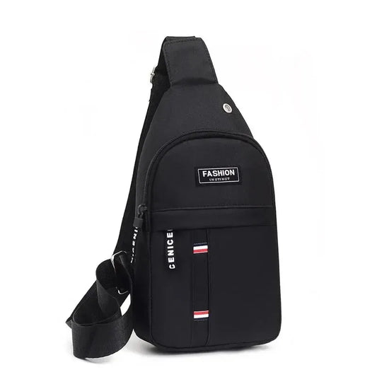 Men's fashionable, convenient, casual, waterproof, adjustable shoulder strap, large capacity waist bag suitable for outdoor acti