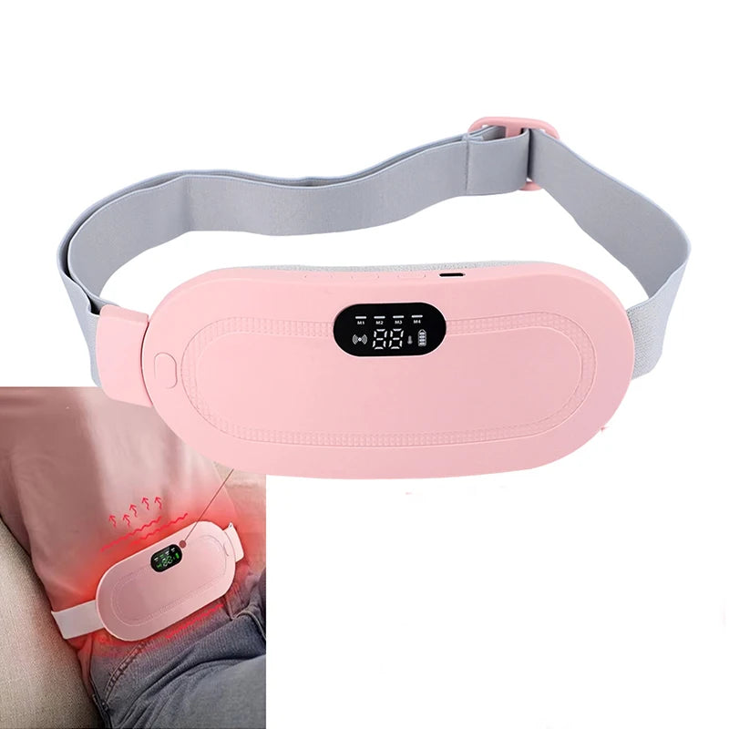 Heating Pad For Period Cramps 3-Speed Adjustment Portable Cordless Rechargeable Heating Pad For Menstrual Pain Relief Electric