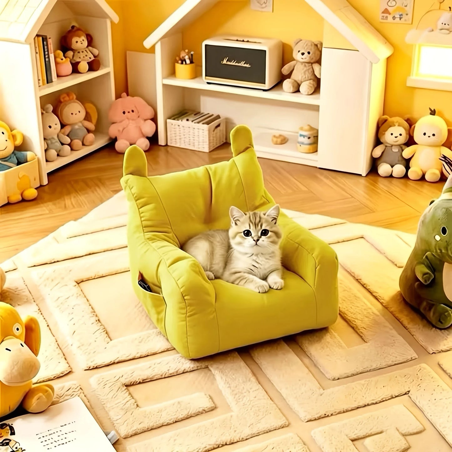 Pet cat sofa a stylish pet bed suitable for all seasons.can be placed in various scenarios, comfort, warmth and breathability.