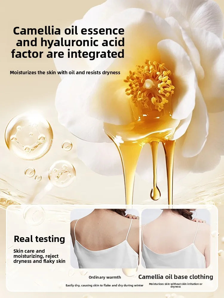 Ultra-Thin Heating Thermal Underwear Women Skin Care Skin Bottom Clothing Invisible Foundation Heattech Long Johns Set Winter