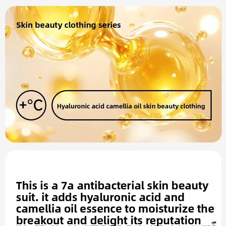 Ultra-Thin Heating Thermal Underwear Women Skin Care Skin Bottom Clothing Invisible Foundation Heattech Long Johns Set Winter