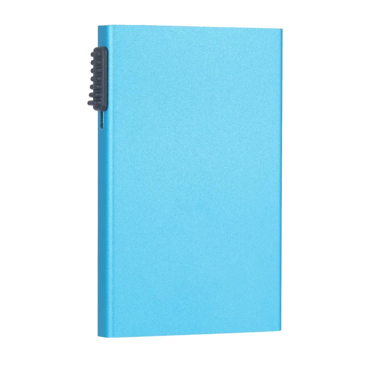 Anti-RFID Blocking Wallet for Men - Smart Metal Pop-Up, Ultra Slim Minimalist Aluminum ID/Bank Card Case