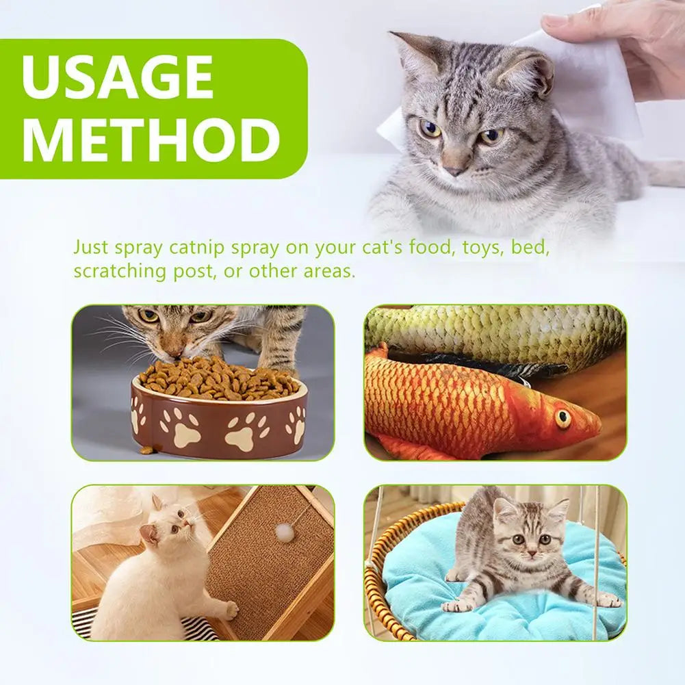 Cat Mint Spray Alleviates Cat's Anxiety and Increases Pet's Vitality Health Care Spray Cat Supplies Pet Health Care