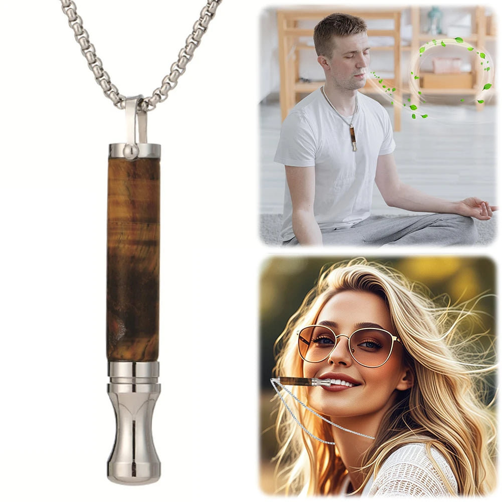 Anxiety Breathing Necklace Breathlace Stress Anxiety Relief Chain for Adults