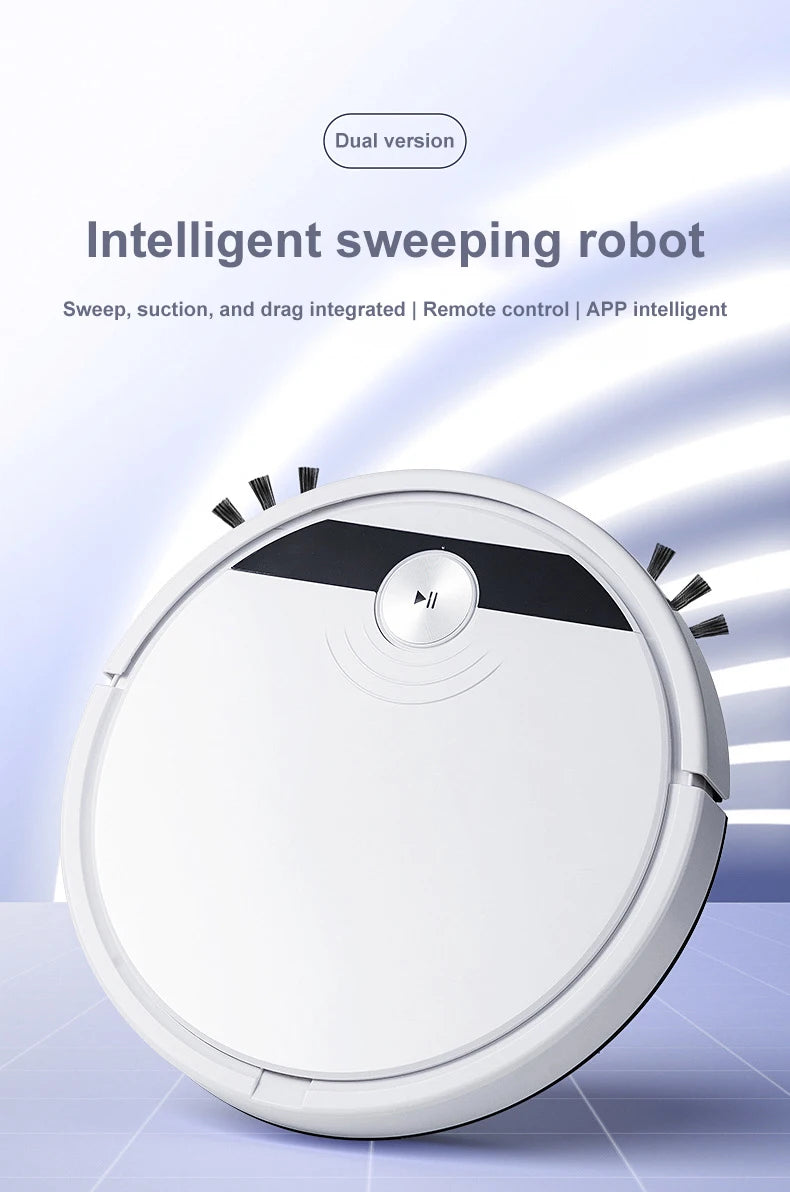 Household Sweeping Robot 2800PA 3-in-1 Smart Robot Vacuum Cleaner With Remote Control&APP Super Quiet Wet&dry Mopping Floor﻿