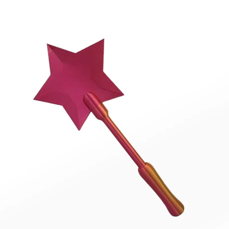 3D Printed Magic Wand Credit Card Holder Payment Portable Lightweight Star Wand Style Card Stand for Daily Use Novelty Gift