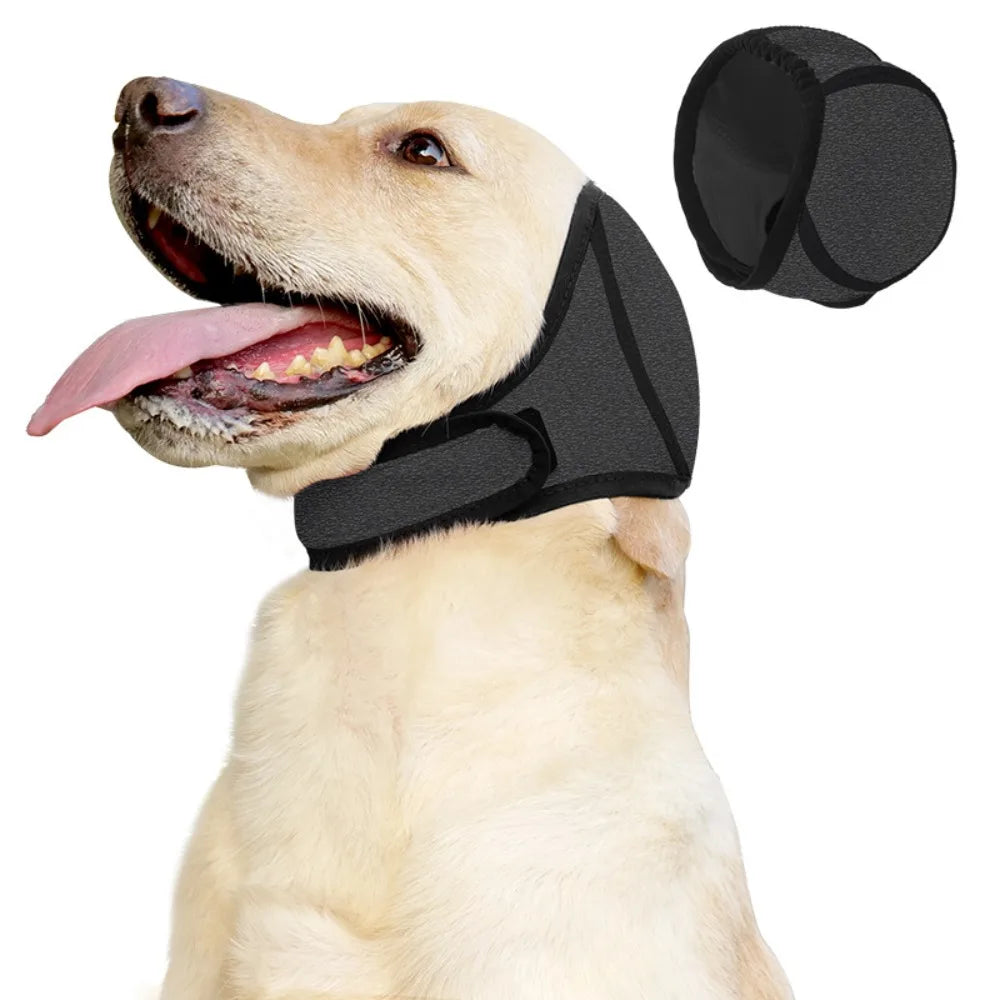 Anxiety Relief Dog Ear Protection Waterproof Muffs Noise Reducing Calming Anti Scare Head Hood Anxious Summer Swimming Safety