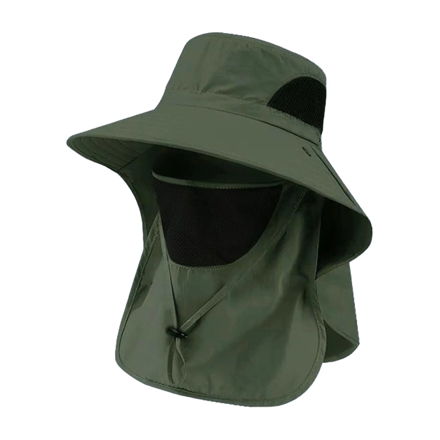 Sun Fishing Hat Women's Bucket Hat with Neck Cover Breathable Wide Brim Summer UV Protection Hat for Outdoor Travel Holiday