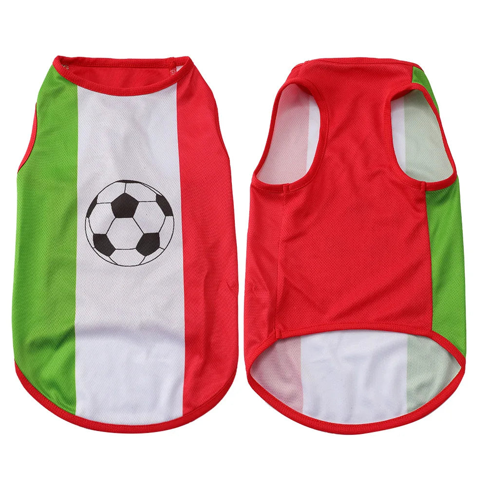 Pet Dog Tank Top for Dogs Breathable Summer Dog Shirt Printed Small Medium Sized Dogs Clothing