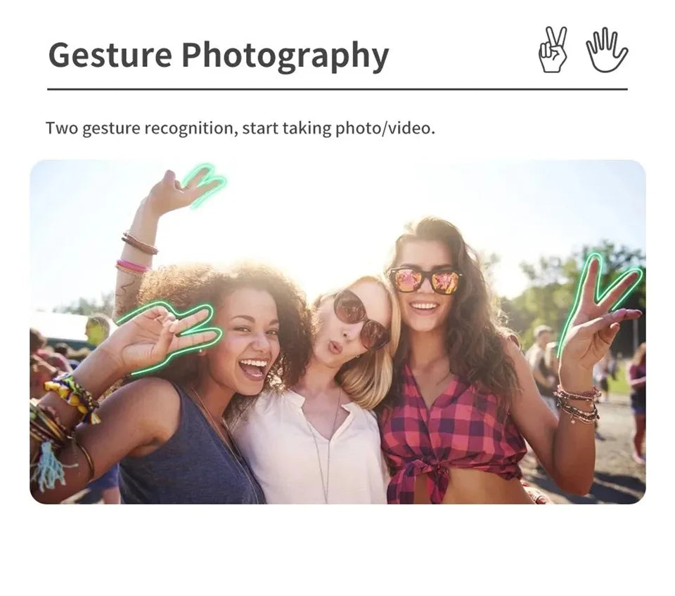 MEUYAG Selfie Stick Gimbal Stabilizer 360° rotation With Bluetooth Remote Intelligent AI Follow-Up Anti Shake Pan Tilt Tripod